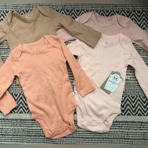 Honest Baby Long Sleeve 4pc Bodysuit